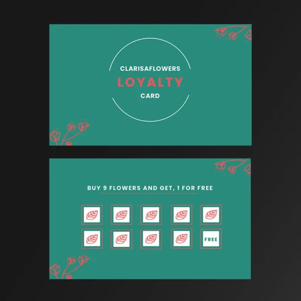 Garden Centre, DIY Stores and Builders Merchant 8 Loyalty Card