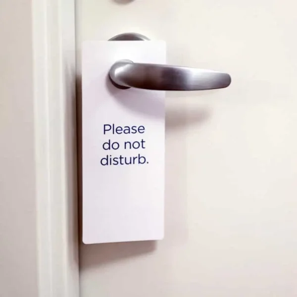 Hotel Printing 3 Door Hangers