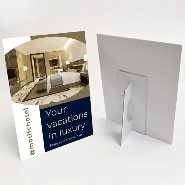 Hotel Printing 8 Hotel strut cards