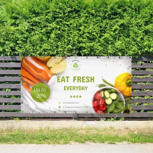 Health, Fitness and Spa Print 2 Outdoor Health Banner