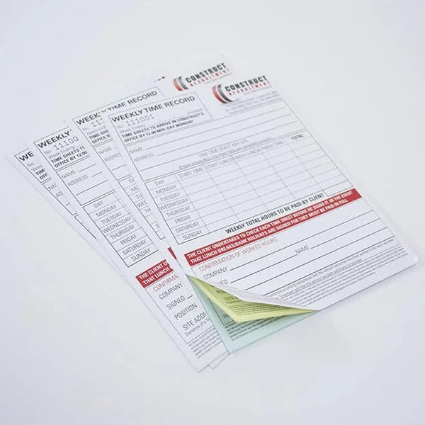 printed NCR Forms