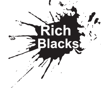 Full colour black CMYK