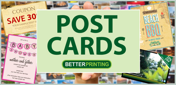Post Card Blog from Better Printing uK