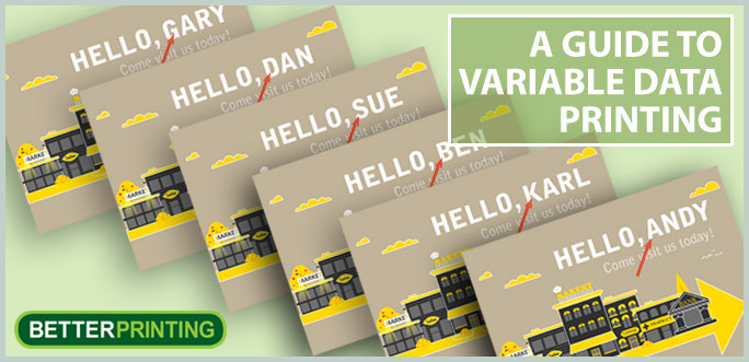 Variable data printing uk